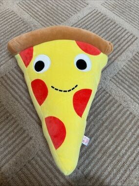 Plush Pizza Slice Toy - Yellow & Red Kids Plush
